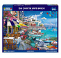 White Mountain Sun Over The White Harbor Puzzle 1000pcs