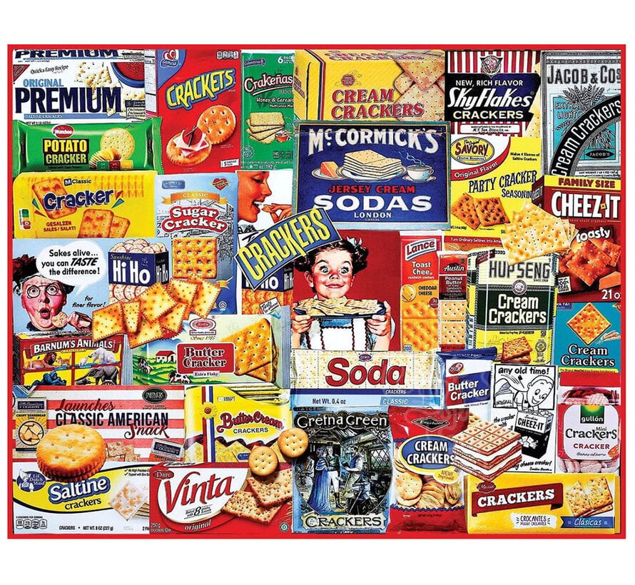 White Mountain I Love Crackers Puzzle 1000pcs