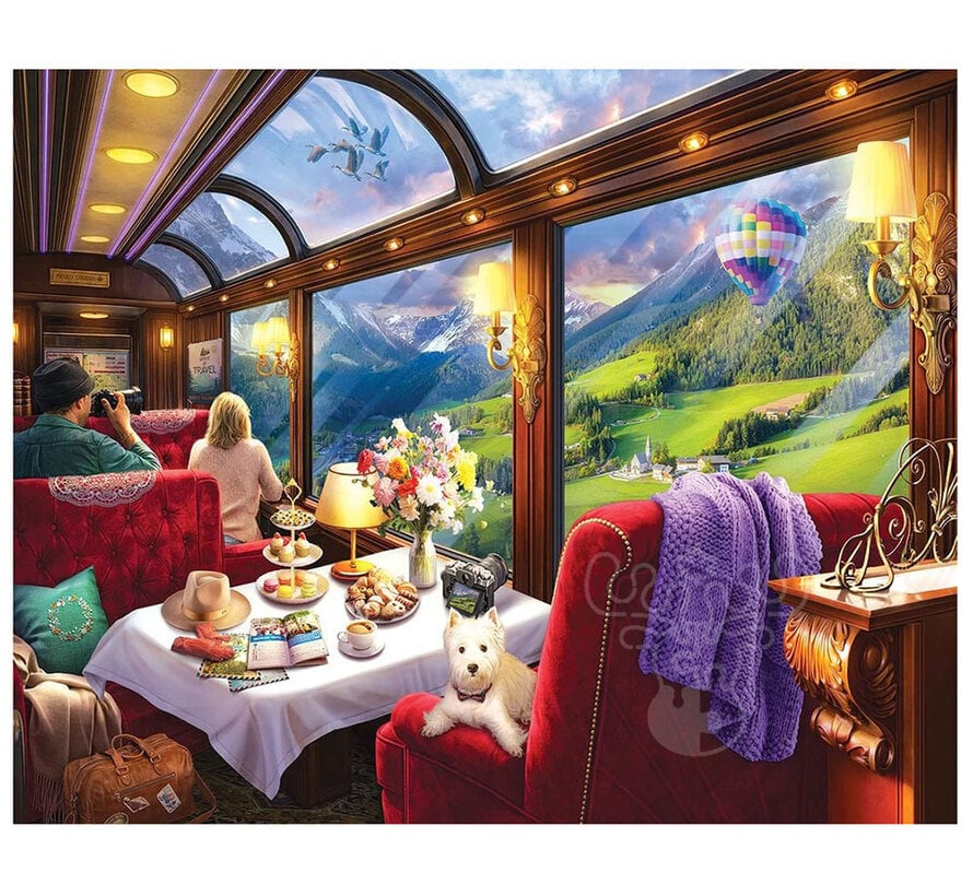 White Mountain Glacial Express Puzzle 1000pcs