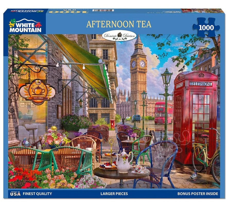 White Mountain Afternoon Tea Puzzle 1000pcs
