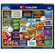 White Mountain White Mountain I Love Dad Puzzle 1000pcs
