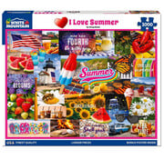 White Mountain White Mountain I Love Summer Puzzle 1000pcs