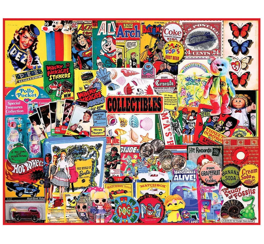 White Mountain Things Kids Collect Puzzle 1000pcs