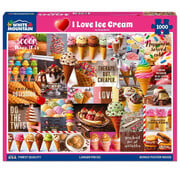 White Mountain White Mountain I Love Ice Cream Puzzle 1000pcs