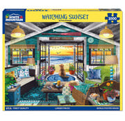 White Mountain White Mountain Watching Sunset Puzzle 1000pcs
