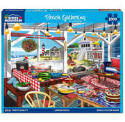 White Mountain White Mountain Beach Gathering Puzzle 1000pcs
