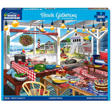 White Mountain White Mountain Beach Gathering Puzzle 1000pcs