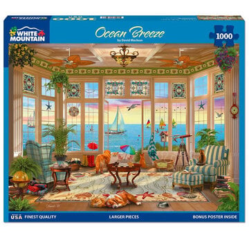 White Mountain White Mountain Ocean Breeze Puzzle 1000pcs
