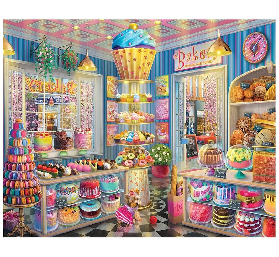 White Mountain Cupcake Bakery Puzzle 1000pcs