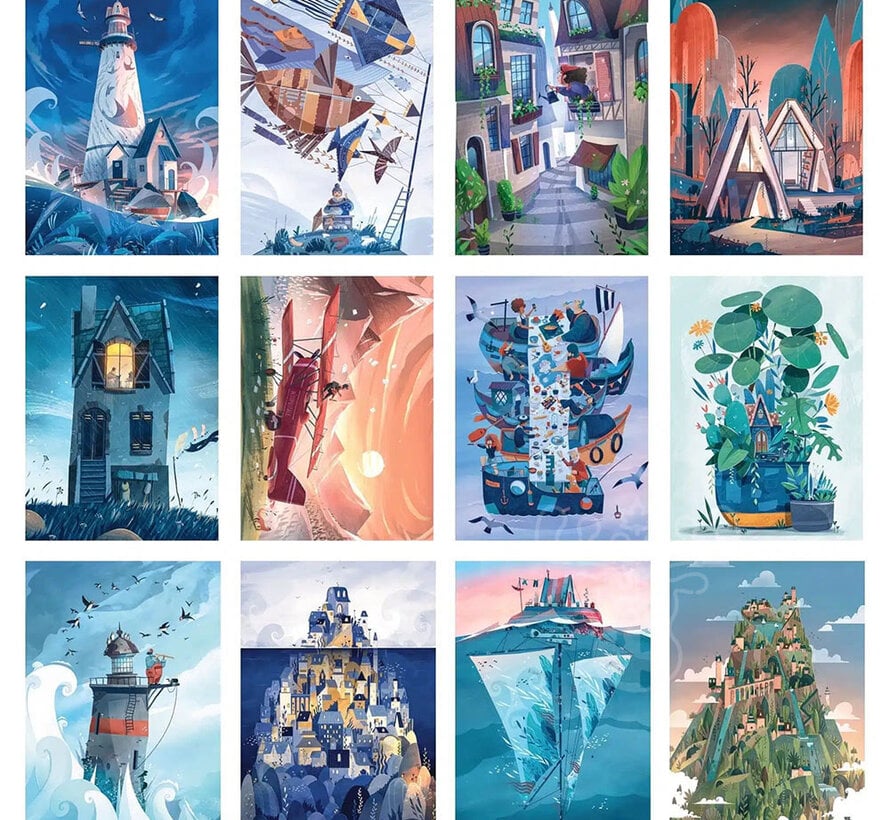 Trevell Eor Glas Puzzle 12 x 99pcs