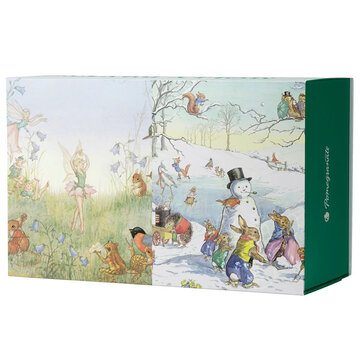 Pomegranate Pomegranate Brett, Molly: Woodland Adventures Double-Sided Puzzle 2 x 120pcs