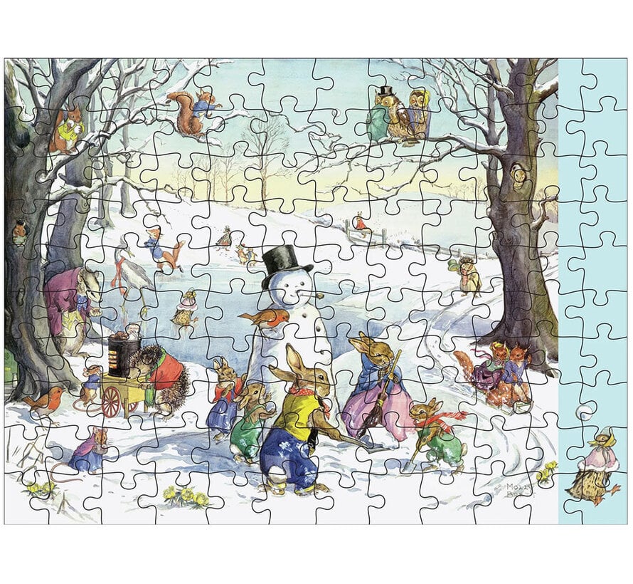 Pomegranate Brett, Molly: Woodland Adventures Double-Sided Puzzle 2 x 120pcs