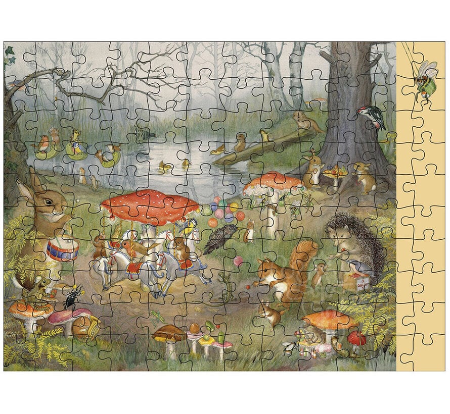 Pomegranate Brett, Molly: Woodland Adventures Double-Sided Puzzle 2 x 120pcs