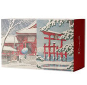 Pomegranate Pomegranate Hasui, Kawase: Snowfall Double-Sided Puzzle 2 x 120pcs