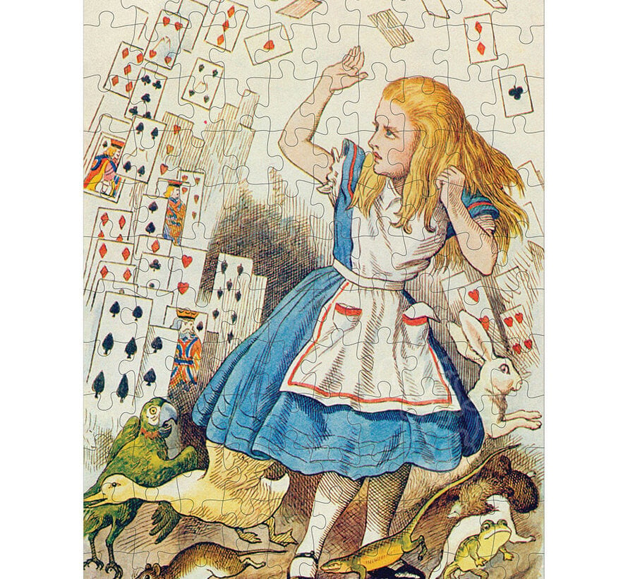 Pomegranate Tenniel, Sir John: Alice in Wonderland Double-Sided Puzzle 2 x 120pcs