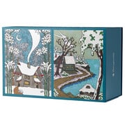 Pomegranate Pomegranate Hurley, CJ: Snowy Cabins Double-Sided Puzzle 2 x 120pcs