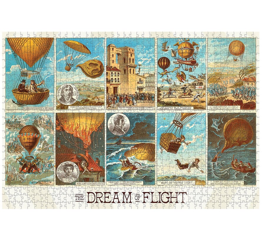 Pomegranate The Dream of Flight: Early Ballooning Puzzle 1000pcs