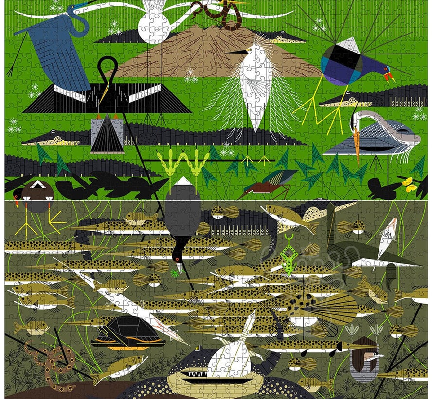 Pomegranate Harper, Charley: The Everglades Puzzle 1000pcs