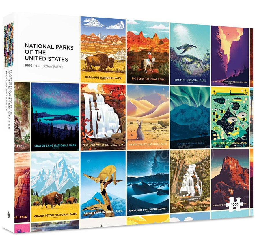 Pomegranate National Parks of the United States Puzzle 1000pcs