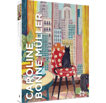 Pomegranate Pomegranate Bonne Müller, Caroline: Black Cat in New York Window Puzzle 1000pcs