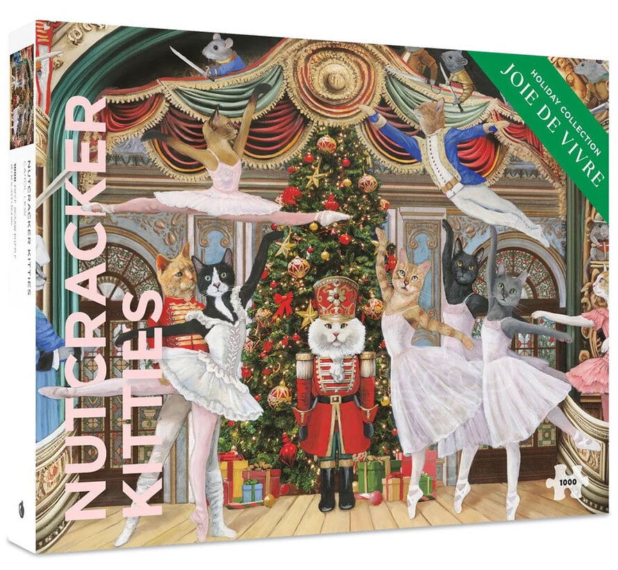 Pomegranate Lew, Carol: Nutcracker Kitties Puzzle 1000pcs