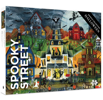 Pomegranate Pomegranate Bartley, Cheryl: Spooky Street Puzzle 1000pcs