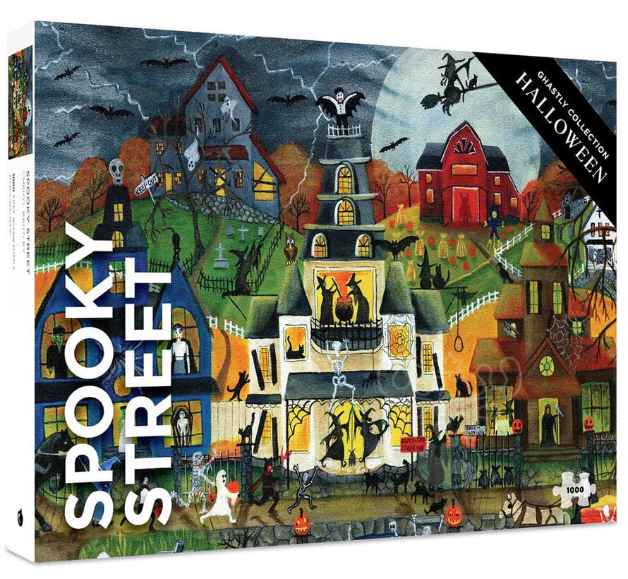 Pomegranate Bartley, Cheryl: Spooky Street Puzzle 1000pcs