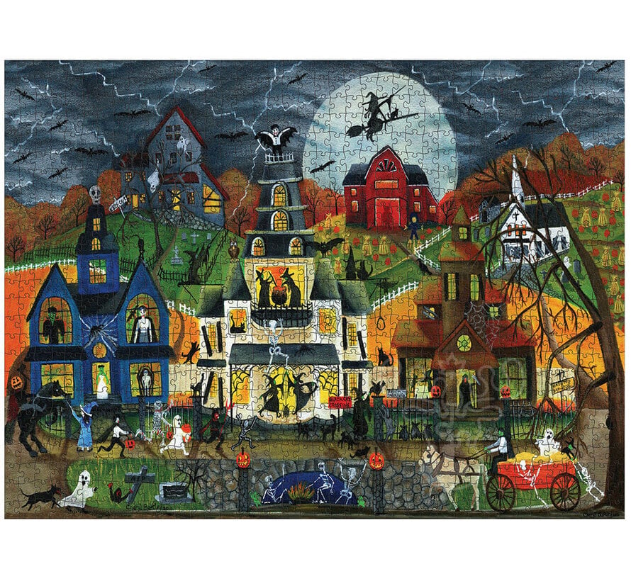 Pomegranate Bartley, Cheryl: Spooky Street Puzzle 1000pcs