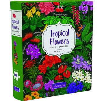 Parragon Books Parragon Tropical Flowers 500pcs Book Box