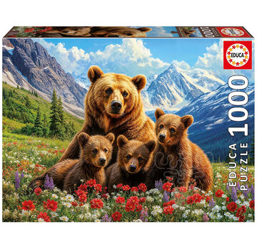 Educa Borras Educa Grizzly Bears In Canada Puzzle 1000pcs