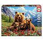 Educa Grizzly Bears In Canada Puzzle 1000pcs