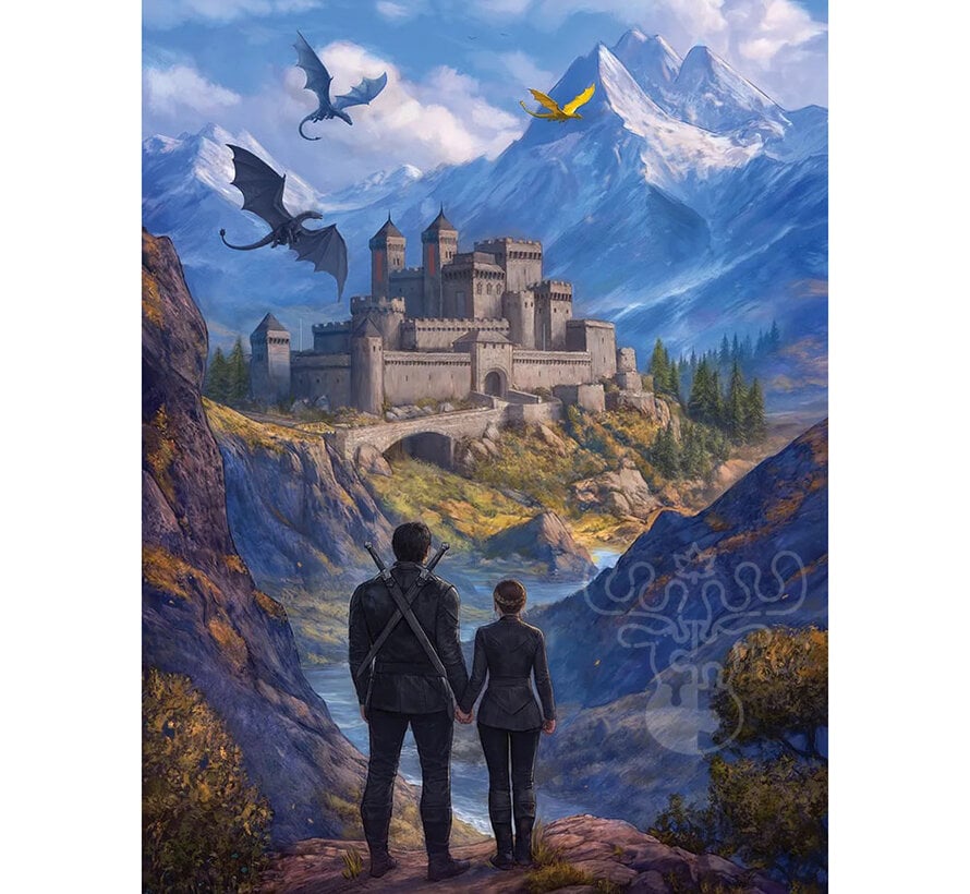 Eurographics Artist Label Gilbert: Fourth Wing: Violet & Xaden Puzzle 1000pcs