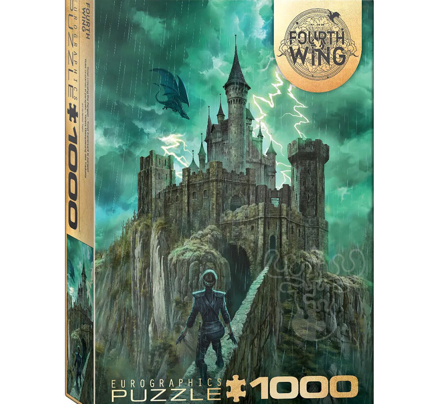 Eurographics Artist Label Taylor: Fourth Wing: Violet Crossing the Parapet Puzzle 1000pcs