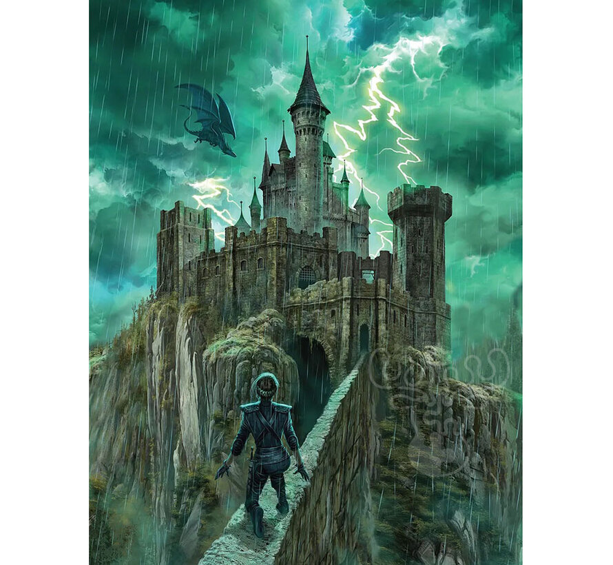 Eurographics Artist Label Taylor: Fourth Wing: Violet Crossing the Parapet Puzzle 1000pcs