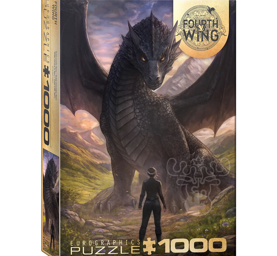 Eurographics Artist Label Gilbert: Fourth Wing: Violet Meets Tairn Puzzle 1000pcs