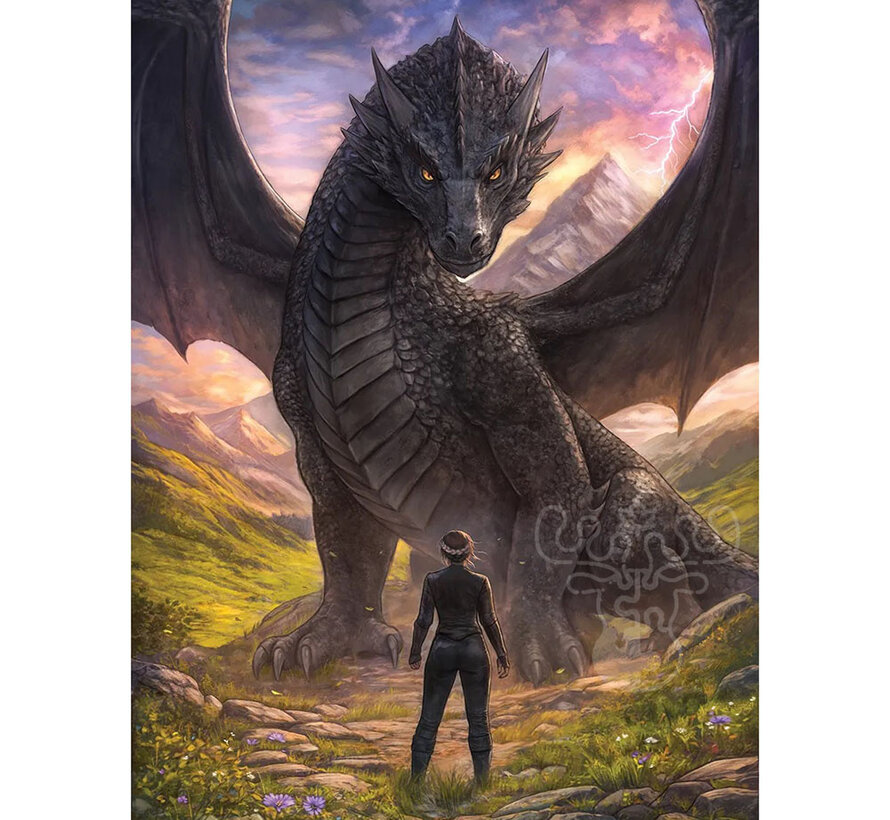 Eurographics Artist Label Gilbert: Fourth Wing: Violet Meets Tairn Puzzle 1000pcs