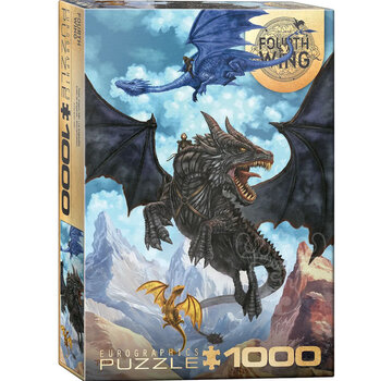 Eurographics Eurographics Artist Label Taylor: Fourth Wing: Violet, Dragon Rider Puzzle 1000pcs