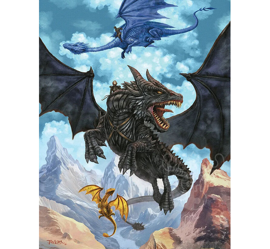Eurographics Artist Label Taylor: Fourth Wing: Violet, Dragon Rider Puzzle 1000pcs