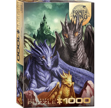 Eurographics Eurographics Artist Label Baldi: Fourth Wing: Tairn, Sgaeyl & Andarna Puzzle 1000pcs