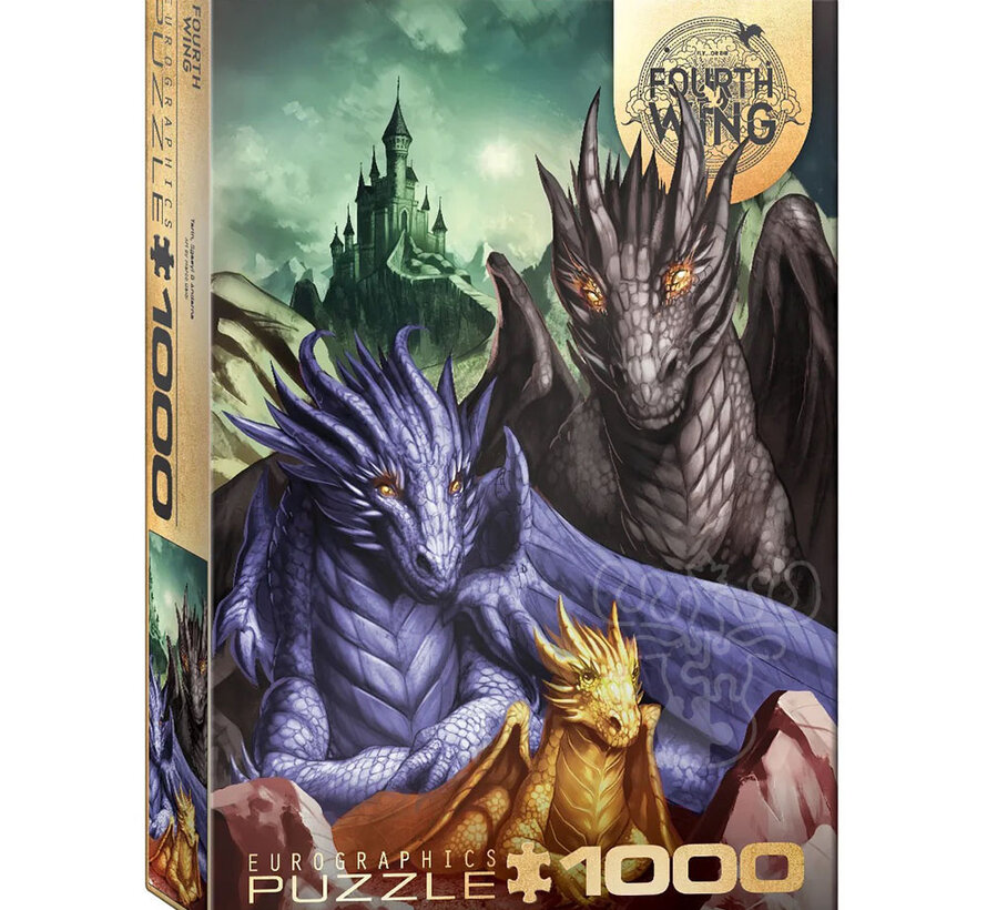 Eurographics Artist Label Baldi: Fourth Wing: Tairn, Sgaeyl & Andarna Puzzle 1000pcs