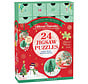Eurographics Christmas Decoration Advent Calendar Puzzle 24 x 50pcs