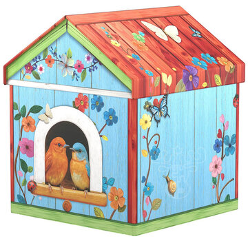 Eurographics Eurographics Birdhouse Puzzle 550pcs in a Shaped Tin