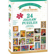 Eurographics Eurographics Modern Fine Art Christmas Advent Calendar Puzzle 24 x 50pcs