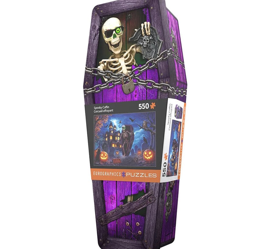 Eurographics Spooky Coffin Puzzle 550pcs in a Shaped Tin