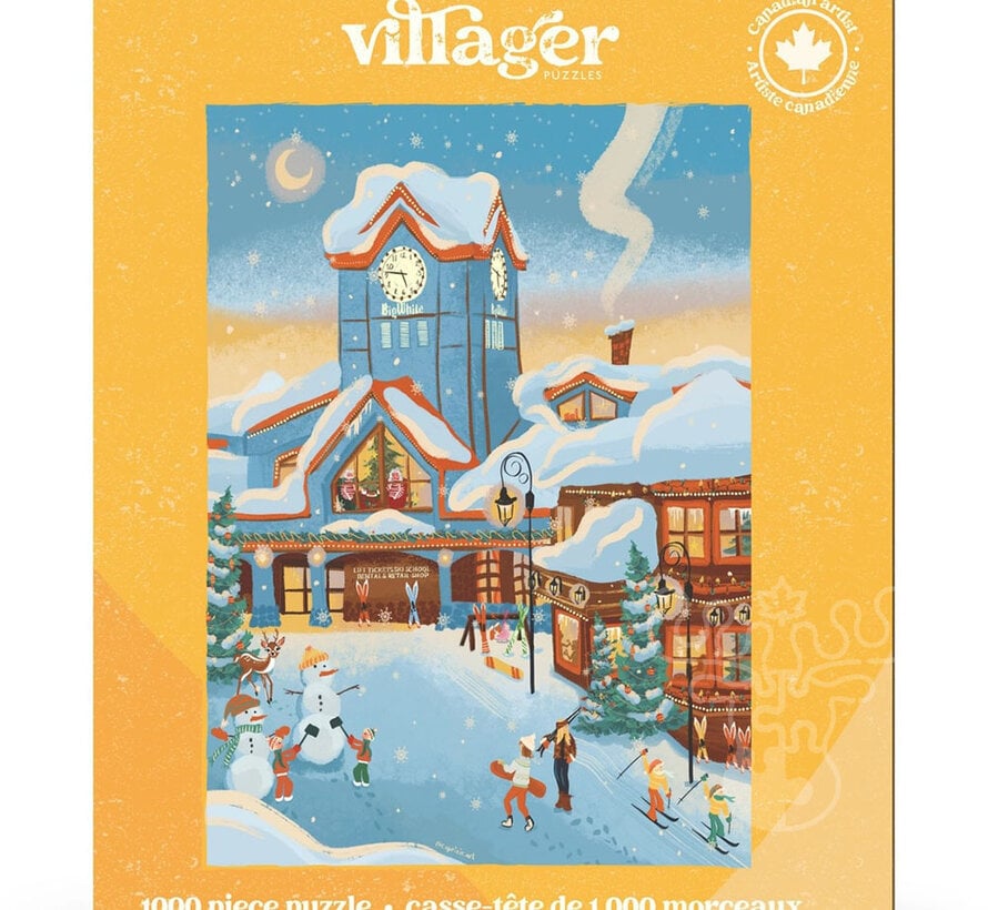 Villager Ski Resort Puzzle 1000pcs