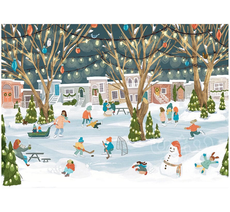 Villager Neighbourhood Rink Puzzle 250pcs