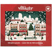 Villager Puzzles Villager Small Town Holiday Puzzle 500pcs