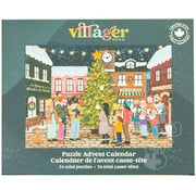 Villager Puzzles Villager Village Christmas Advent Calendar Puzzle 24 x 99pcs