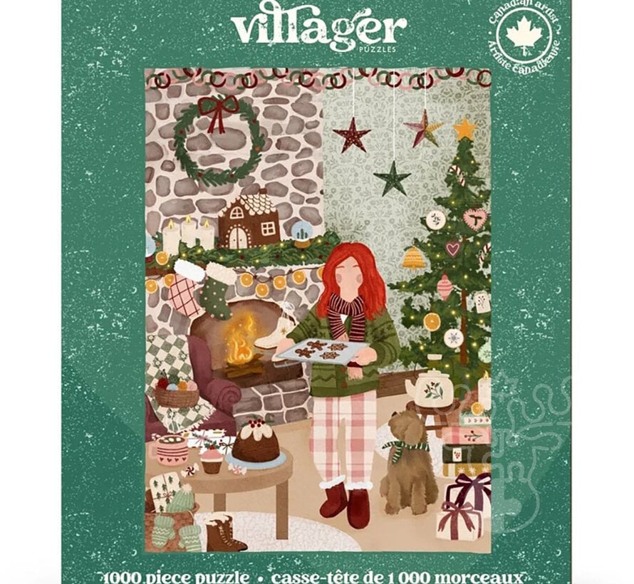 Villager Cottage Christmas Puzzle 1000pcs