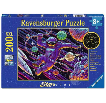 Ravensburger Ravensburger Outer Space Adventure Glow in the Dark Puzzle 200pcs XXL